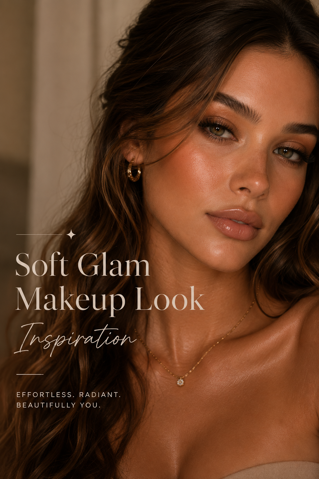 Soft Glam Makeup Look Inspiration ✨ Bold Eyes & Glossy Lips Beauty Aesthetic