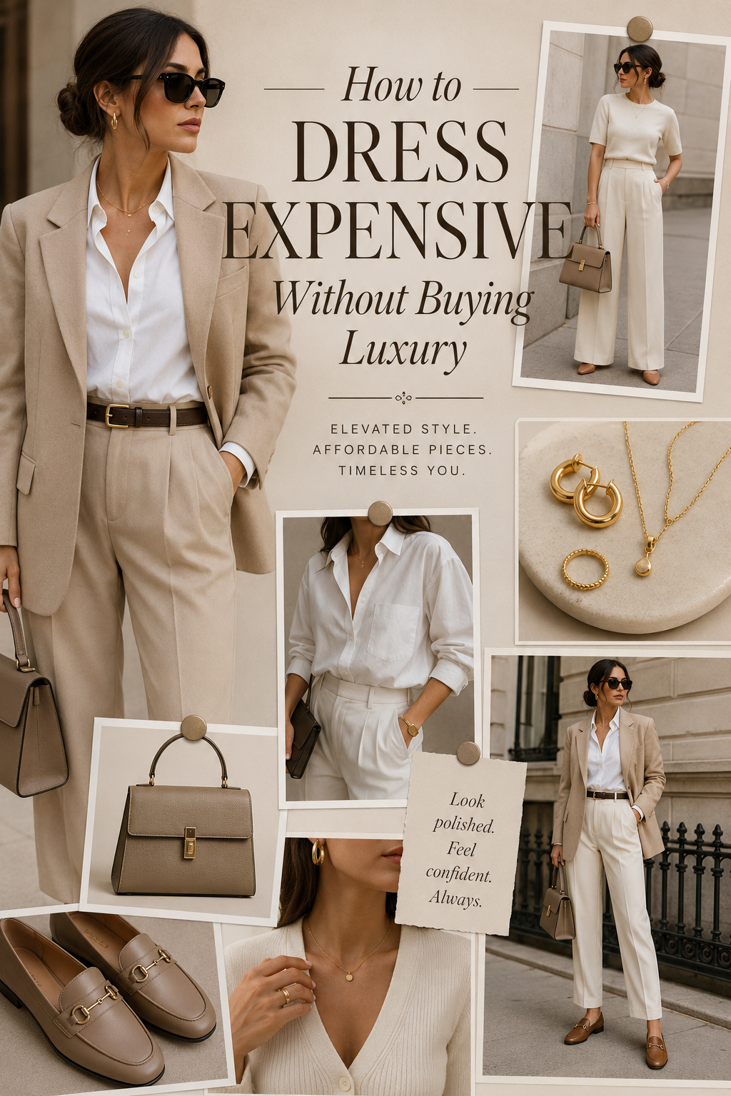 elegant affordable outfits inspired by quiet luxury fashion