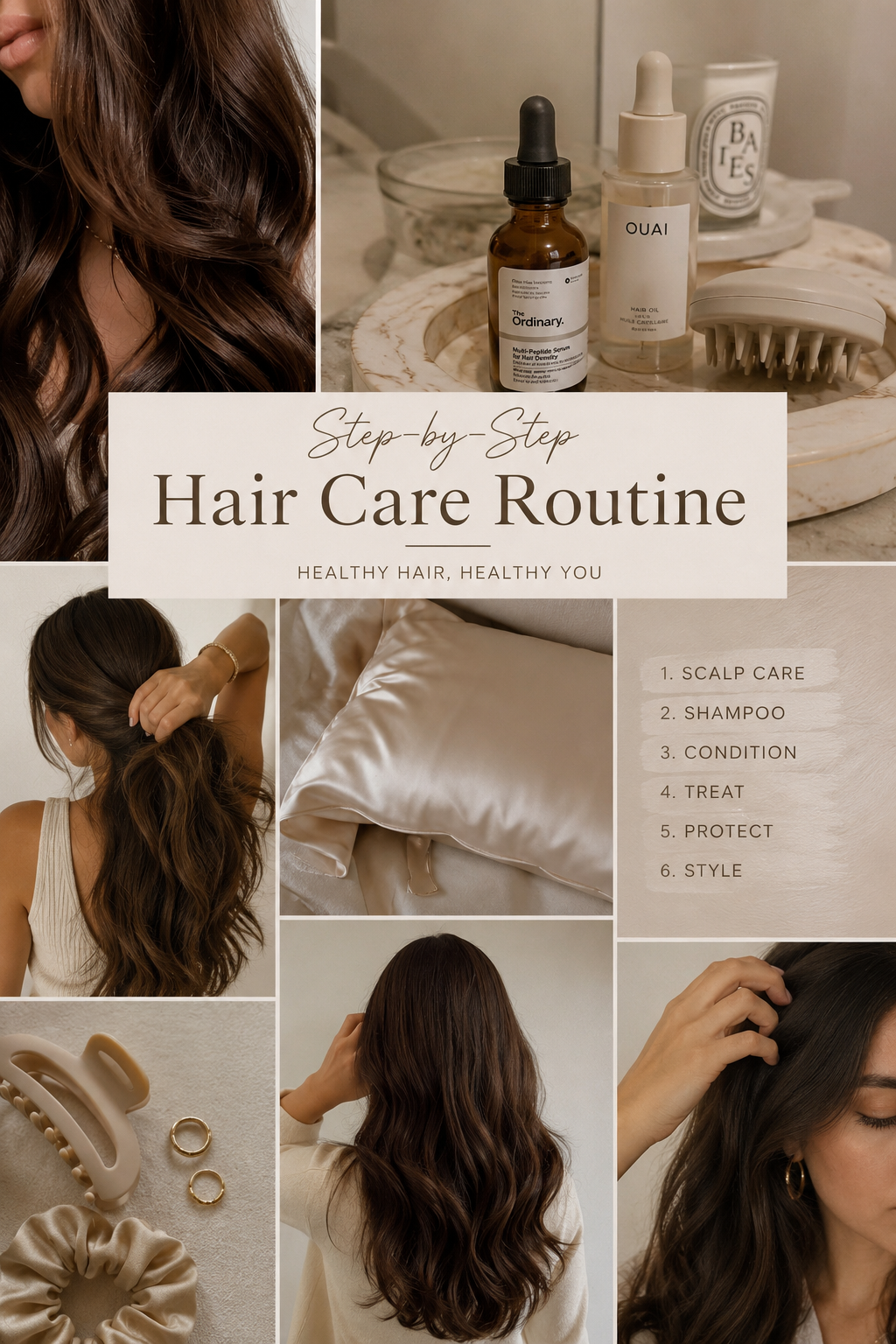 Step-by-Step Hair Care Routine for Healthy, Shiny Hair 🌿 | Easy Glow-Up Guide