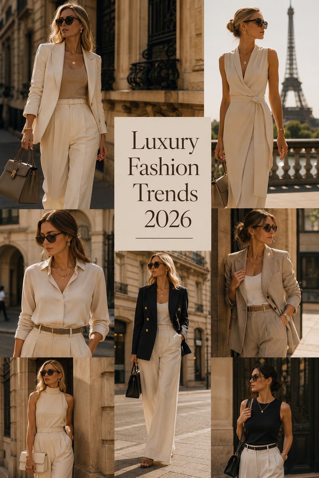 luxury fashion trends 2026 inspired by designer fashion houses