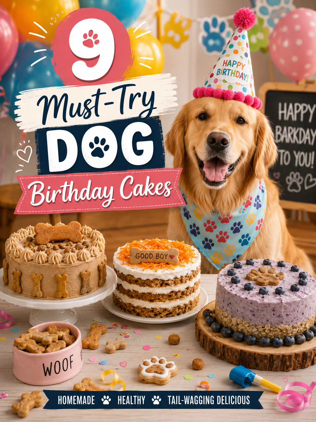 9 Must-Try Dog Birthday Cakes Your Pup Will Absolutely Love 🎂🐶
