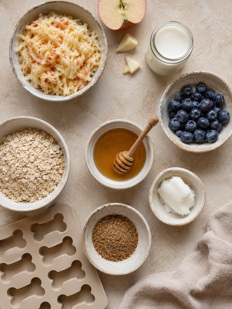 ingredients for homemade dog treats for itchy skin