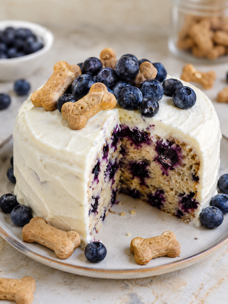 blueberry dog birthday cake recipe