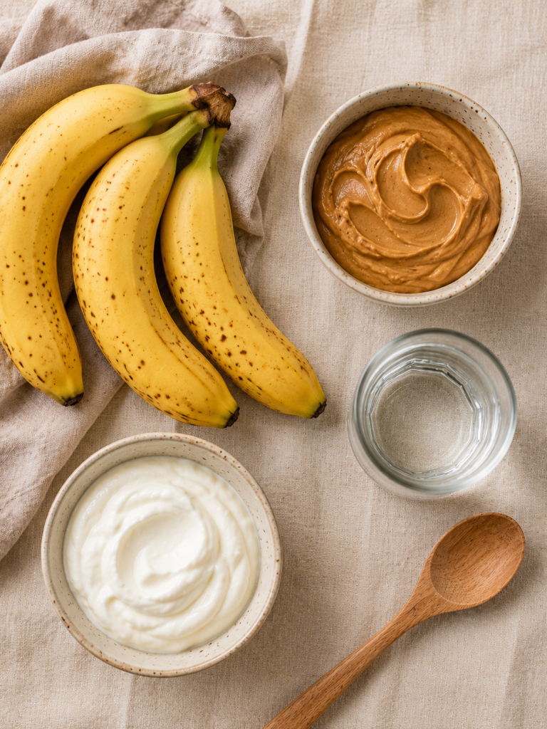 ingredients for homemade dog ice cream recipe