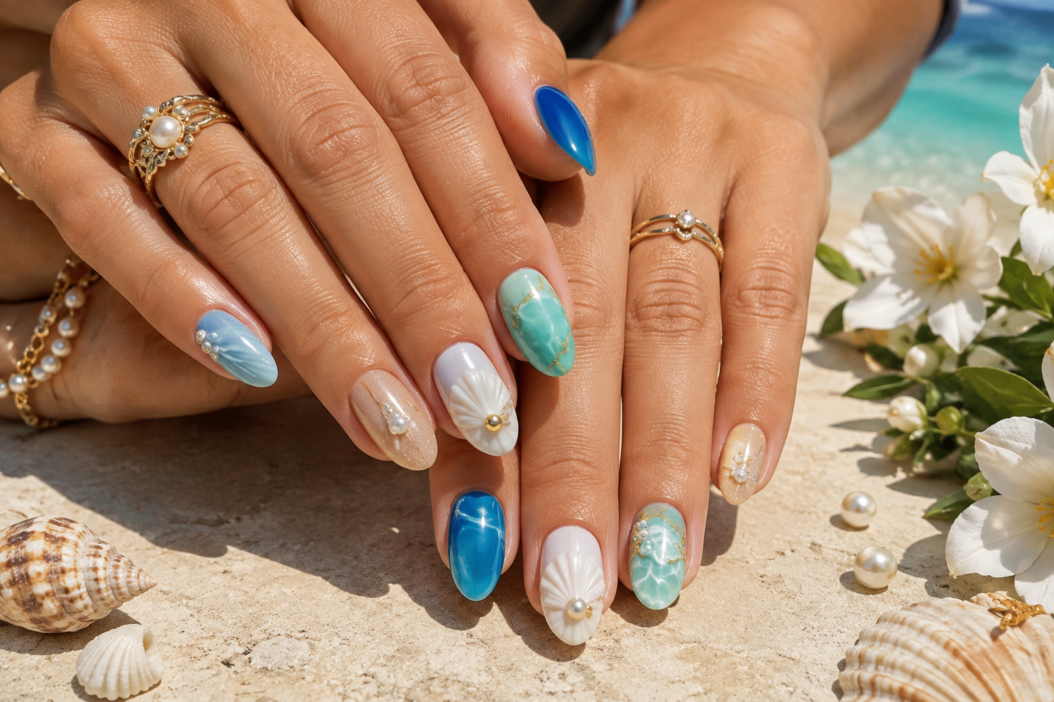 15 beach nail ideas for summer