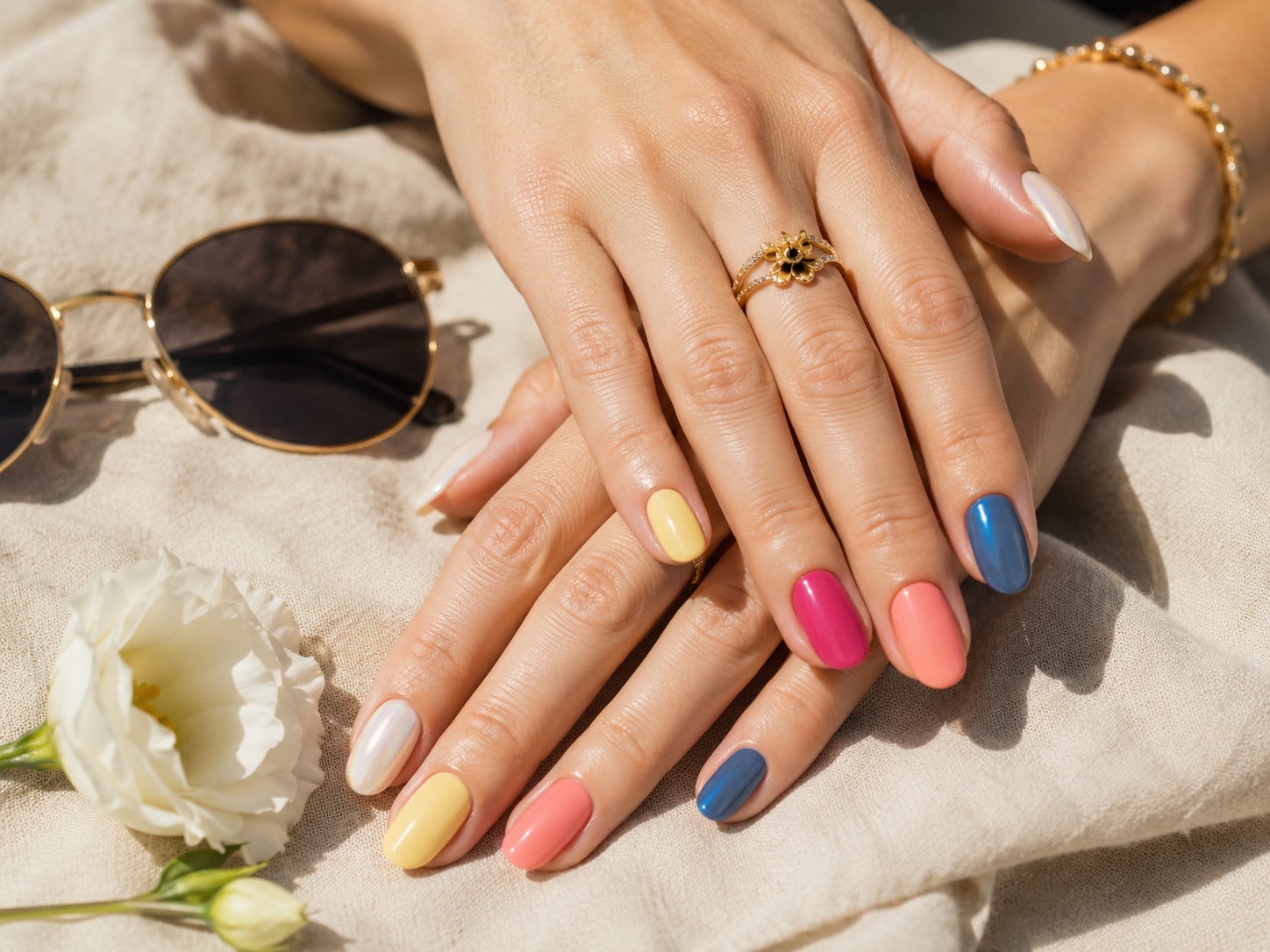 27 end-of-August nail ideas with summer-to-fall colors