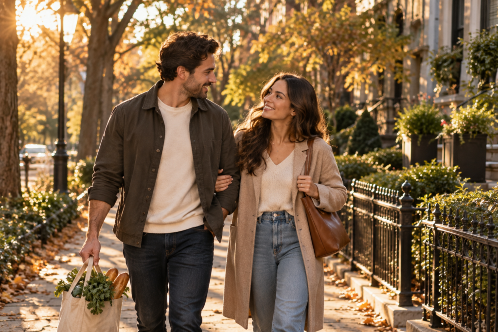 Couple showing trust through consistent actions and everyday care