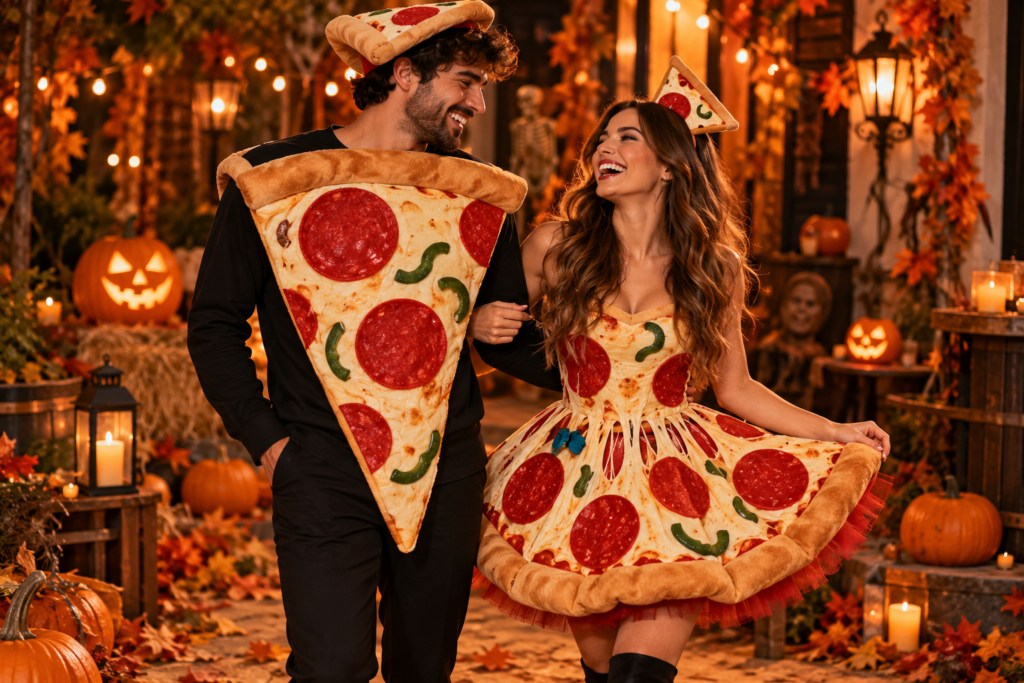 Funny and playful Halloween costume idea for a couple