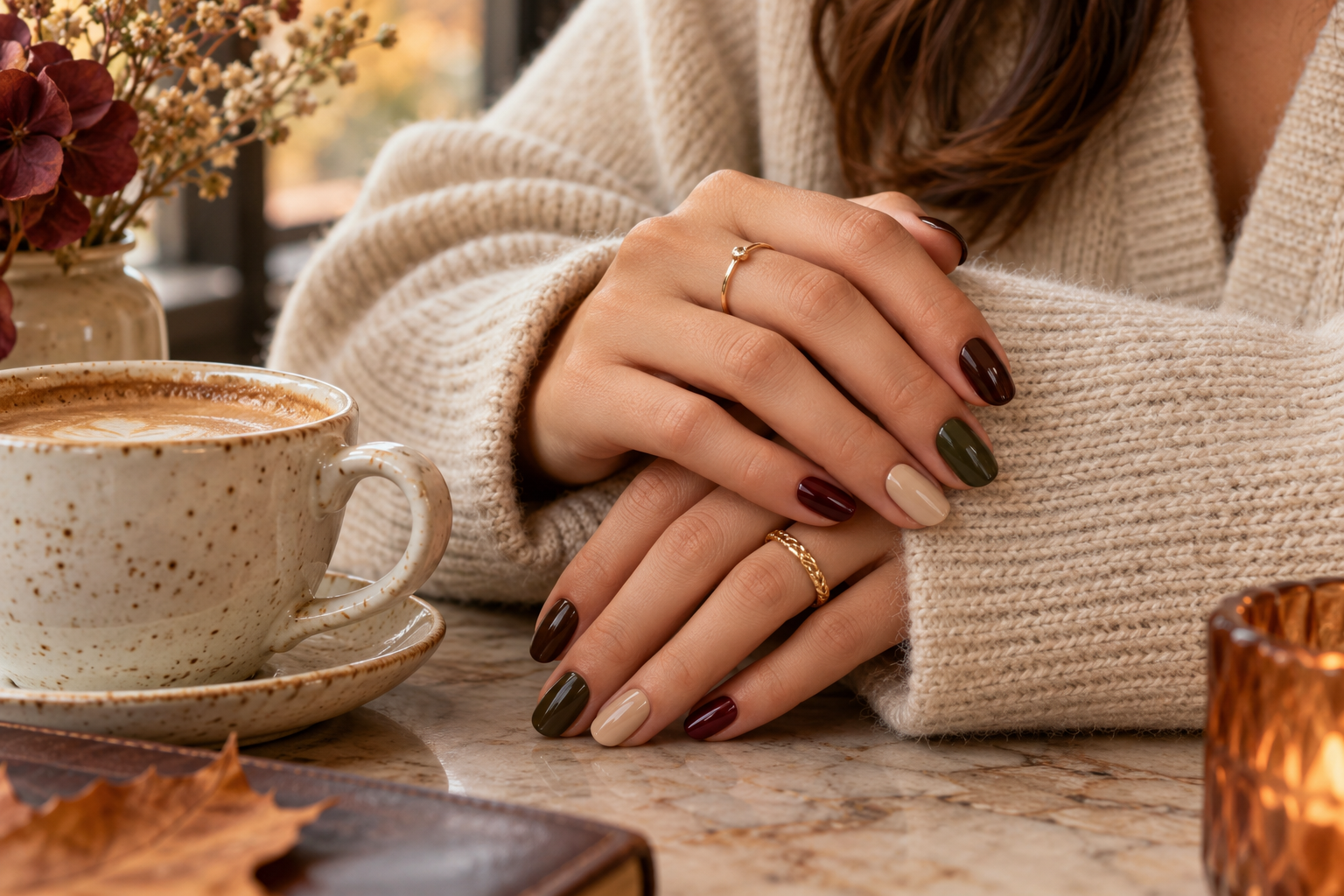 Fall nail trends 2026 featuring chic autumn manicure colors