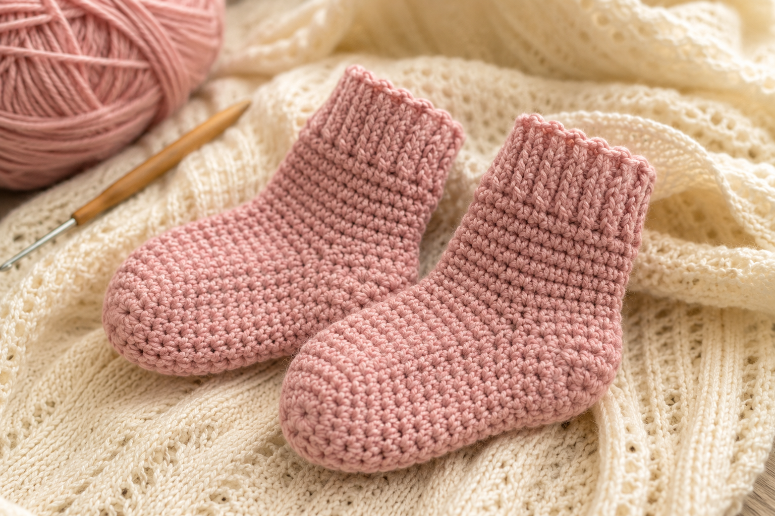 Easy Crochet Baby Socks Pattern: Free Beginner-Friendly Tutorial