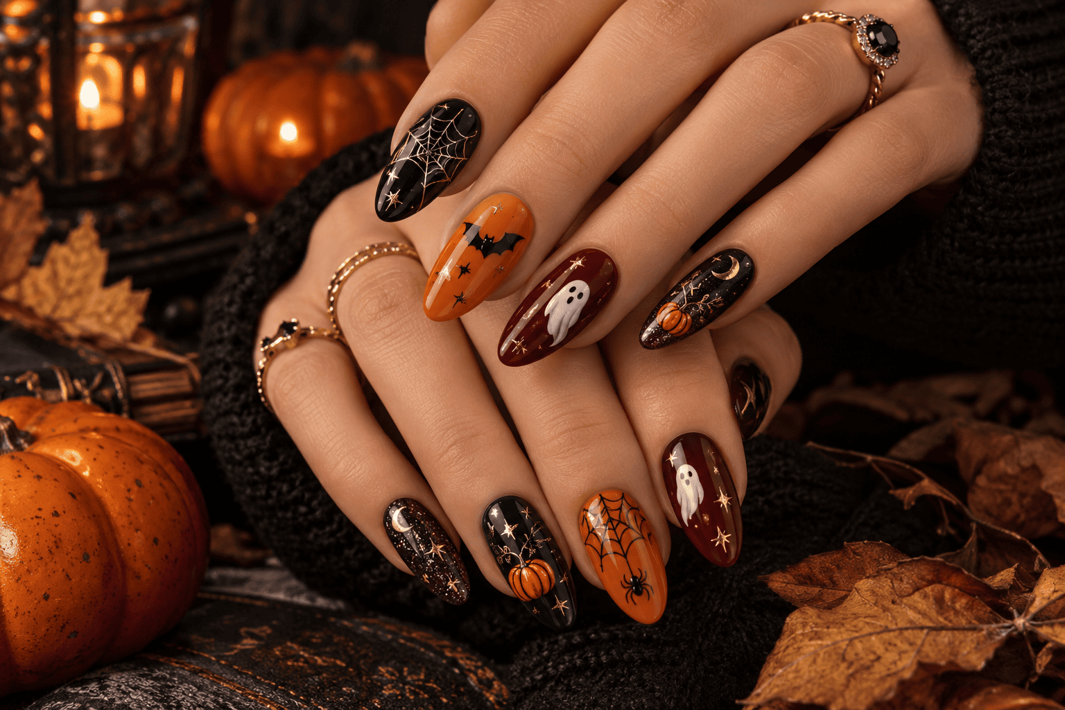 62 Halloween Nail Ideas to Celebrate the Spooky Season in Style